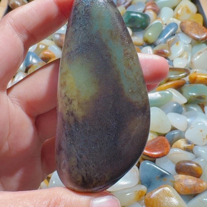 和田玉未镶嵌挂件98克