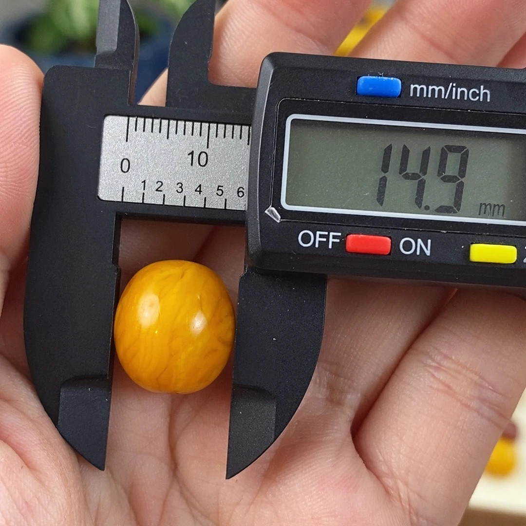 琥珀未镶嵌裸石欧珠虎皮