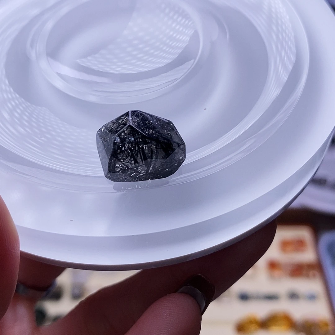 水晶天然水晶定制打孔不退不换未镶嵌