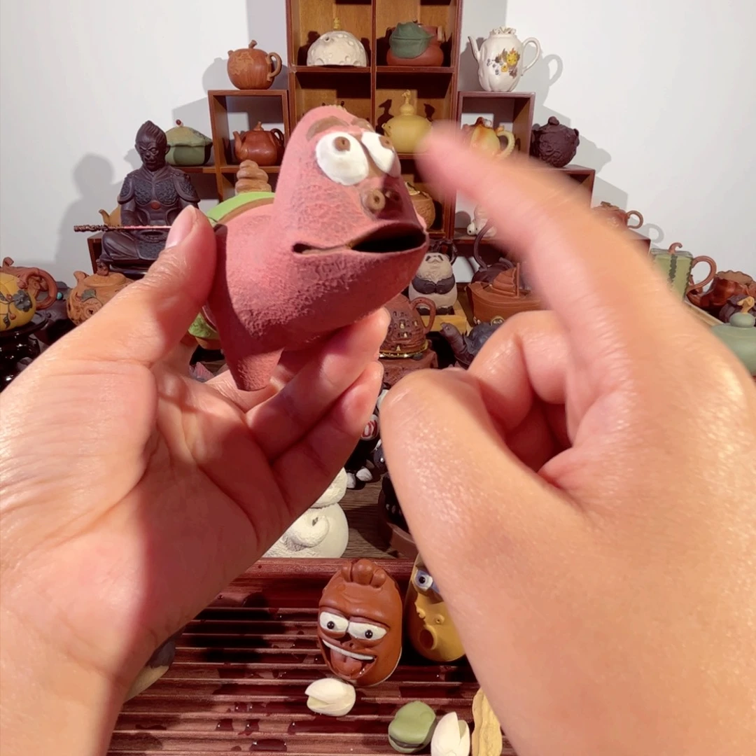 紫砂茶壶拆*物纯手工制作过程非常