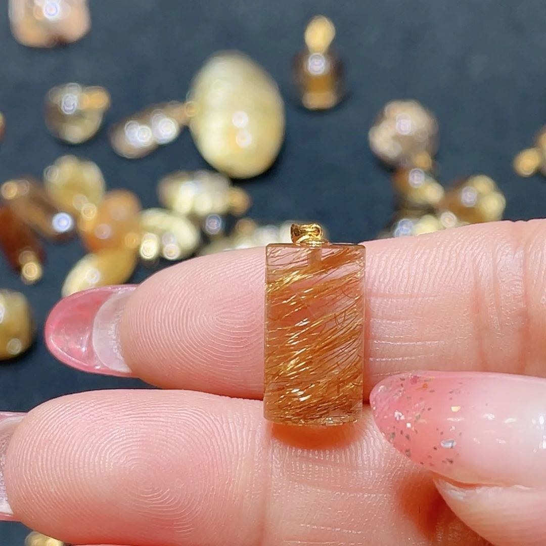 发晶发晶18K金镶嵌杨*