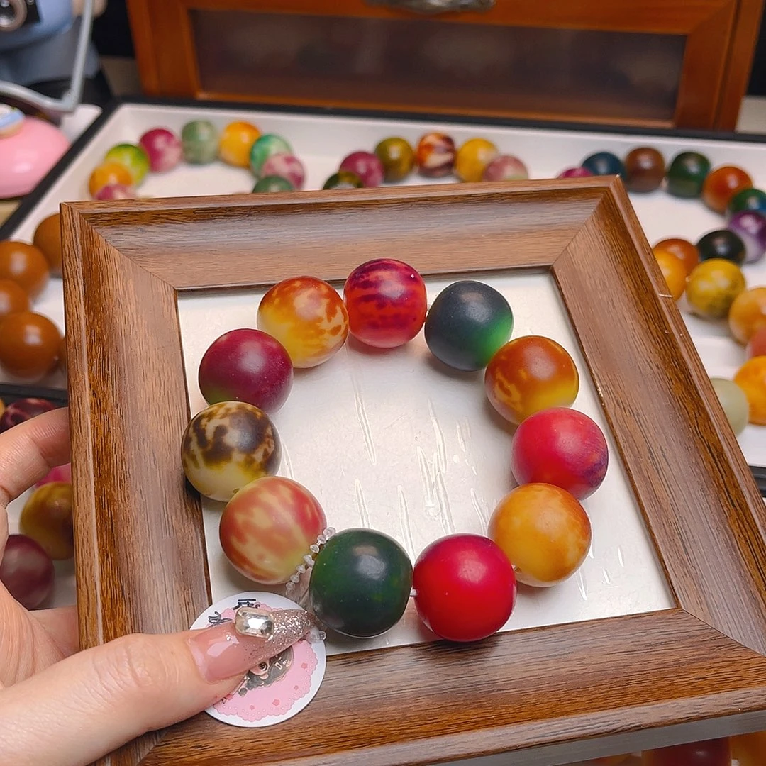 菩提根/象牙果手串卡23干磨微瑕