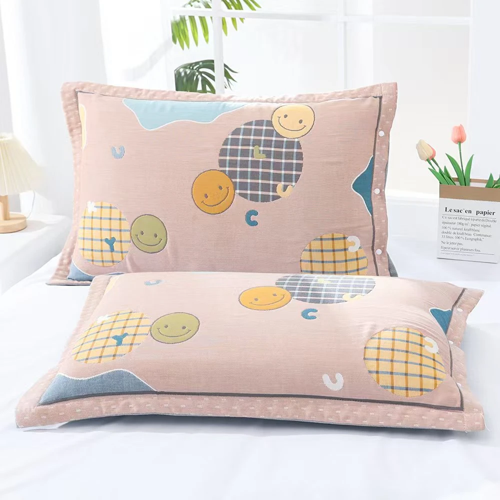 【微微笑】枕套高端舒适亲肤加厚棉枕套54*80cm一对装