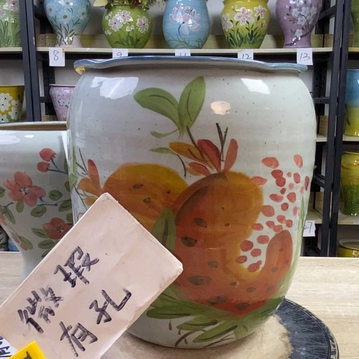 景德镇高温陶瓷花盆