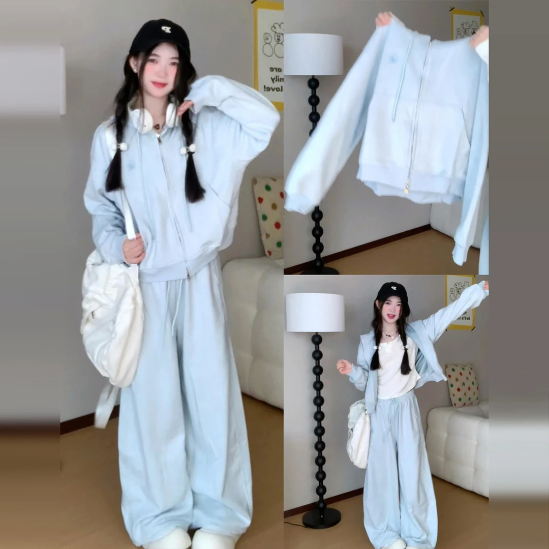 早秋季2025新款ootd超火穿搭一整套高级感中财秋季长裙套装