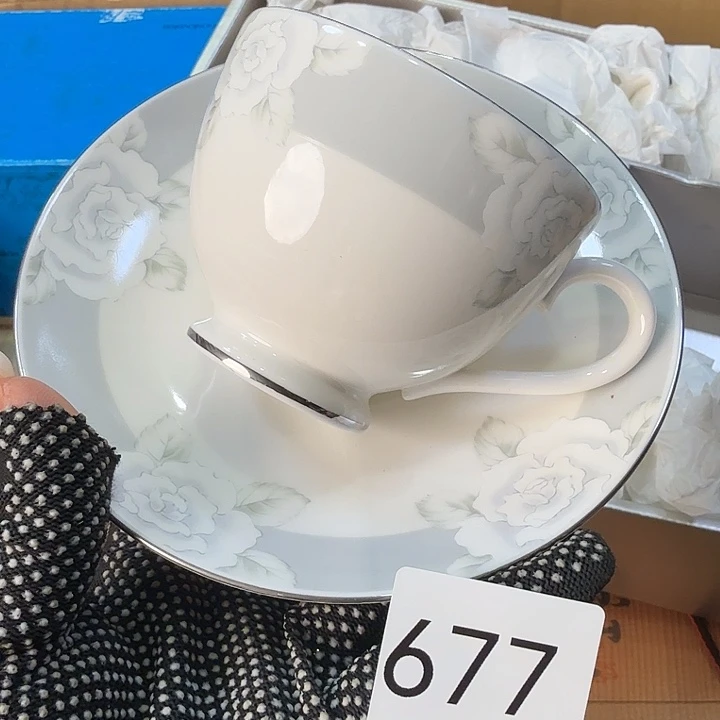 柒喜美瓷 拒绝售假五杯五碟带原盒