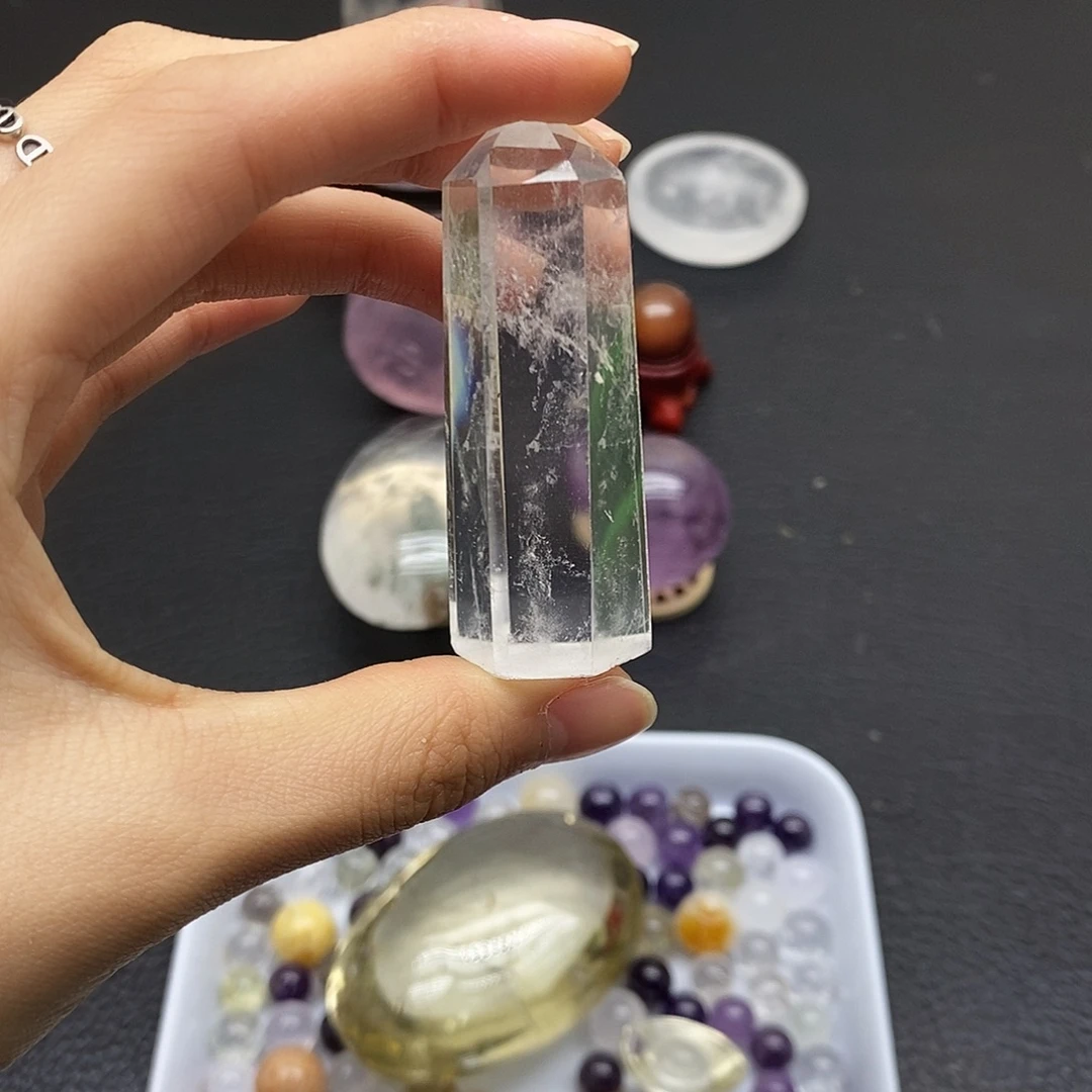 未镶嵌水晶珠宝半成品219水晶石