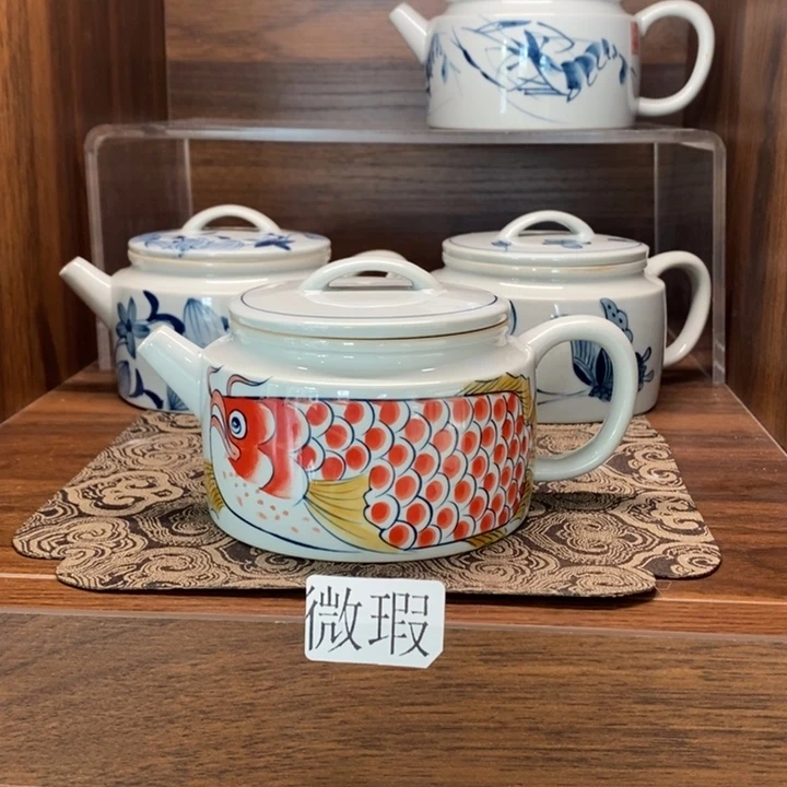 釉下老陶泥手工绘制