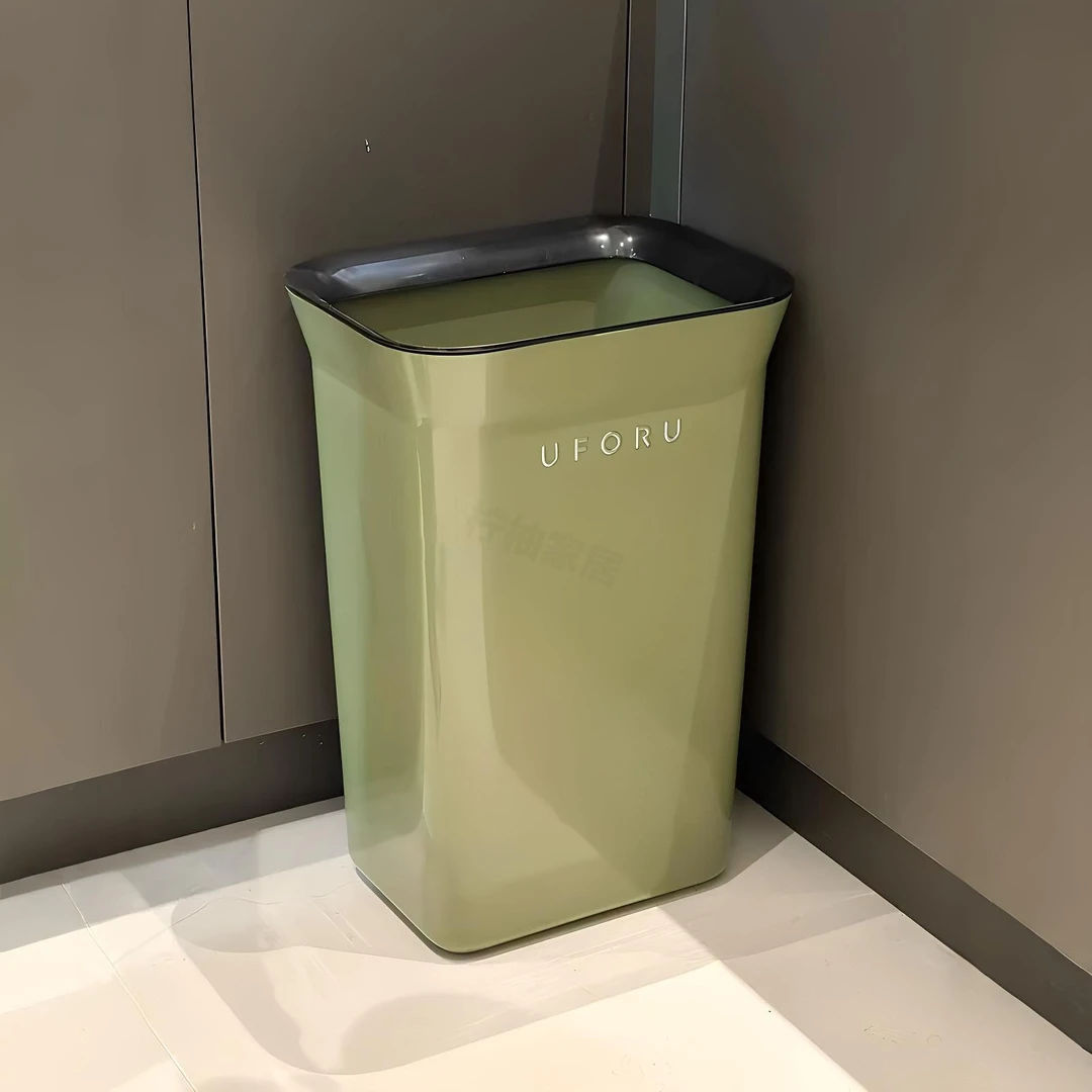 垃圾桶高颜值家用客厅卧室大号方形大容量卫生间桶新款加厚简约