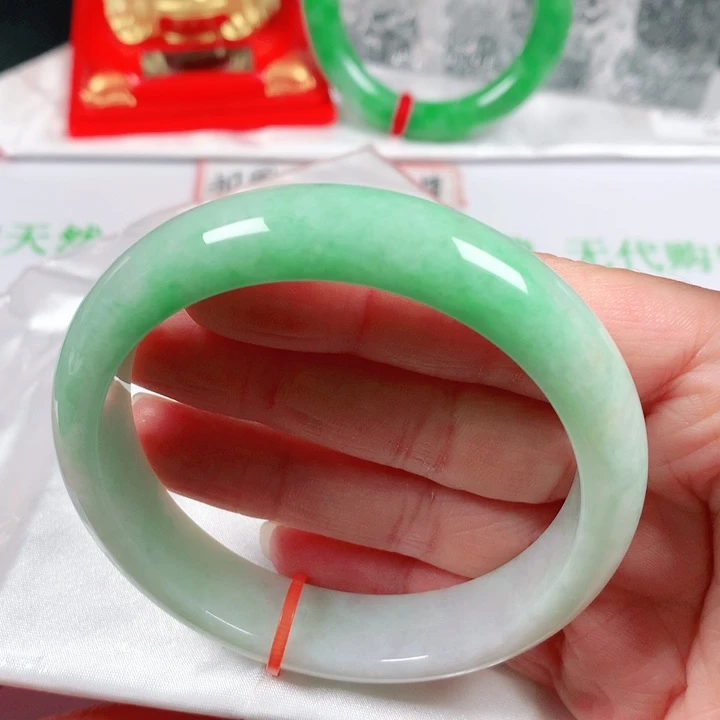 未镶嵌手镯翡翠  编号0257 正圈59 福利镯