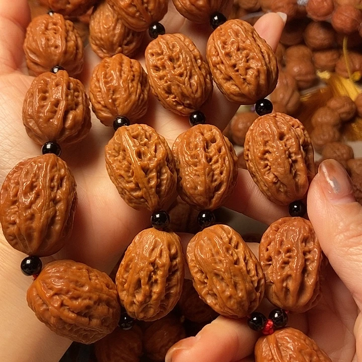 文玩核桃手串粗筋玉米手持