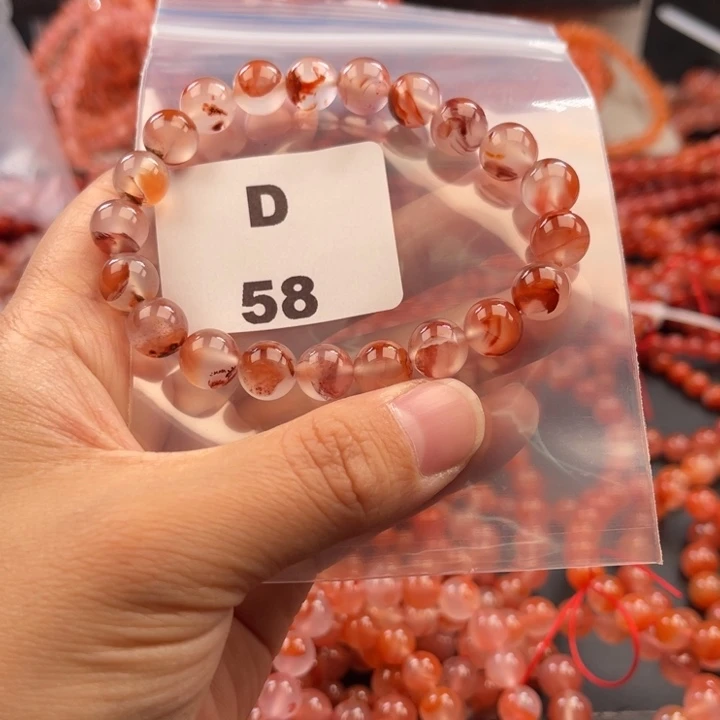 南红玛瑙未镶嵌多样性发货默认微瑕称重9mm