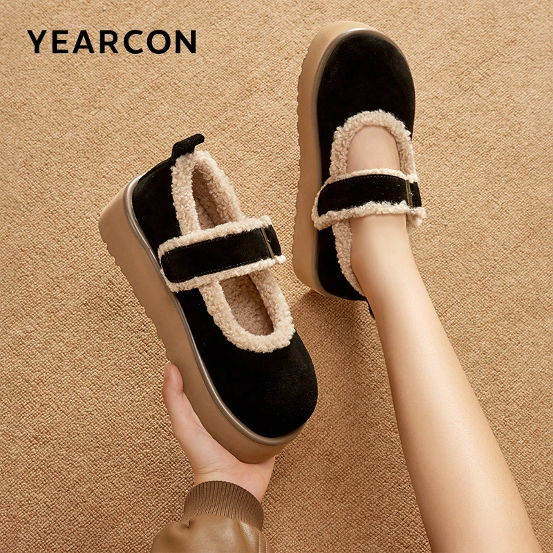 意尔康冬季时尚休闲保暖女鞋棉鞋S692ZA29828W