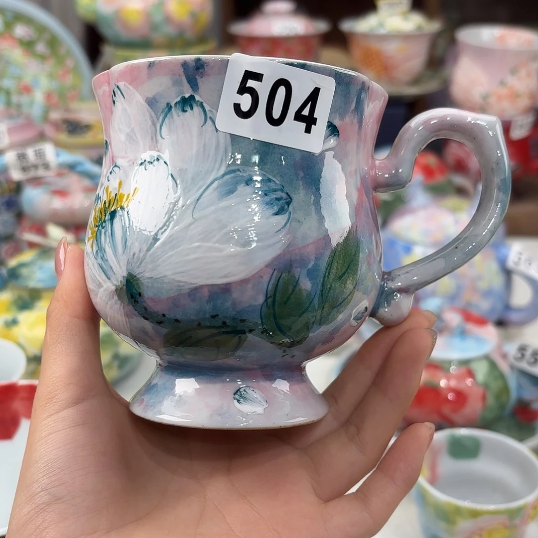 景德镇手绘高温釉下彩陶瓷茶具