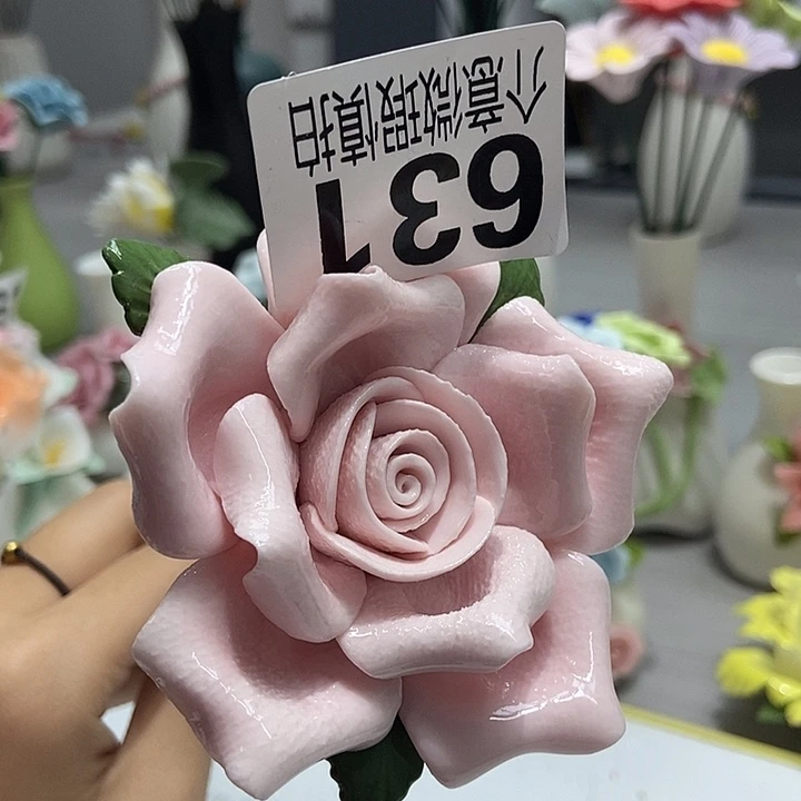 陶瓷纯手工捏花设计