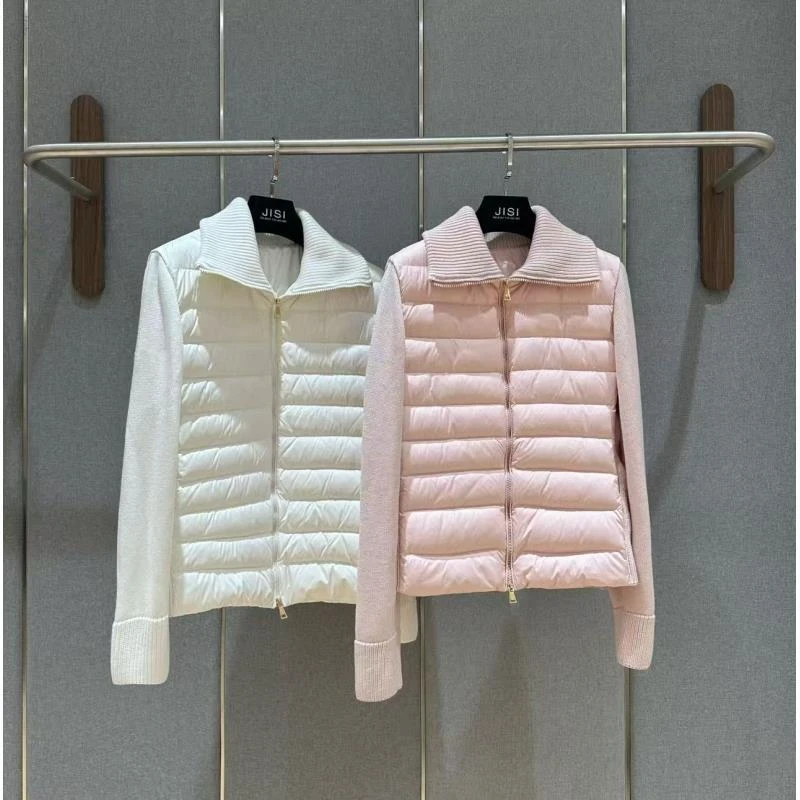 JISI  两色拼接羽绒服外套-YR25842A