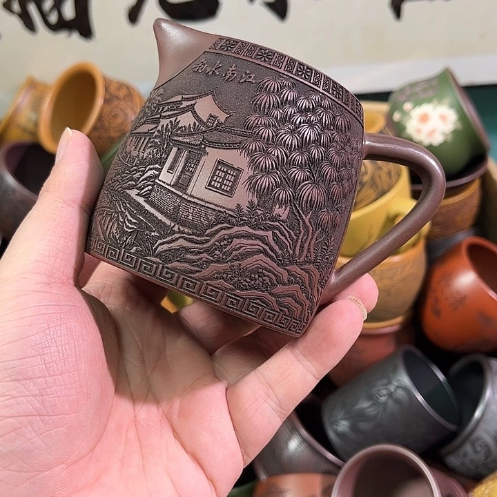茶杯紫砂全手工紫砂主人杯