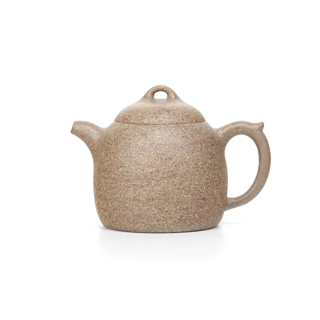 CRY秦权壶190cc原矿桃花泥宜兴手工紫砂壶经典传统器自用实用器