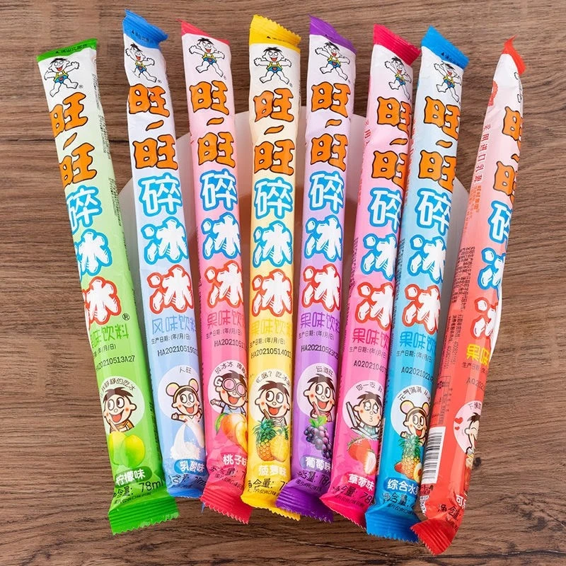 【个人单】旺旺碎冰冰雪糕果味饮料吸吸果冻童年怀旧零食品=