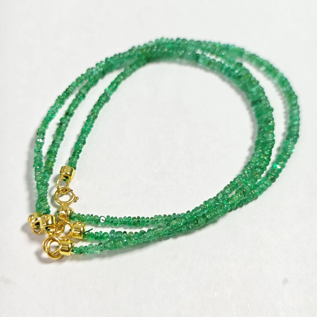 天然祖母绿单圈手链 多样性发一件仅16以内手尾可带 约2mm 3188QX