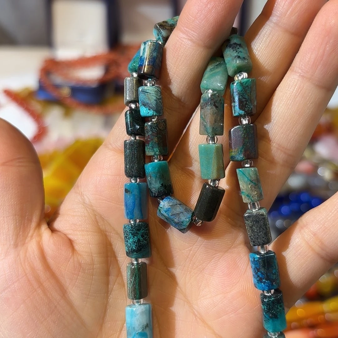 玛瑙/玉髓合金珠宝半成品凤凰松一条6-10