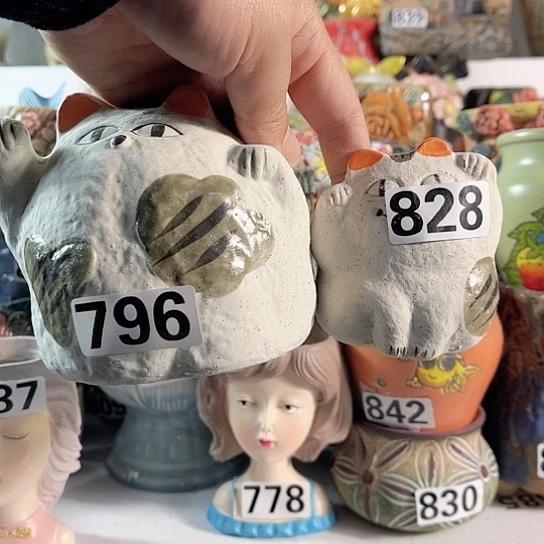 红陶多肉植物花盆