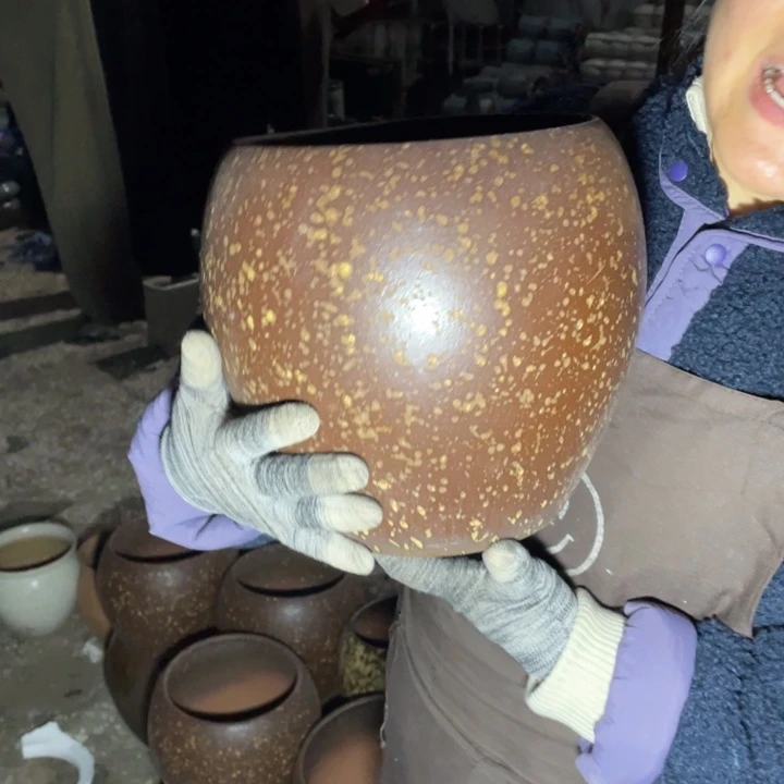 花盆紫砂口20高24正品正品