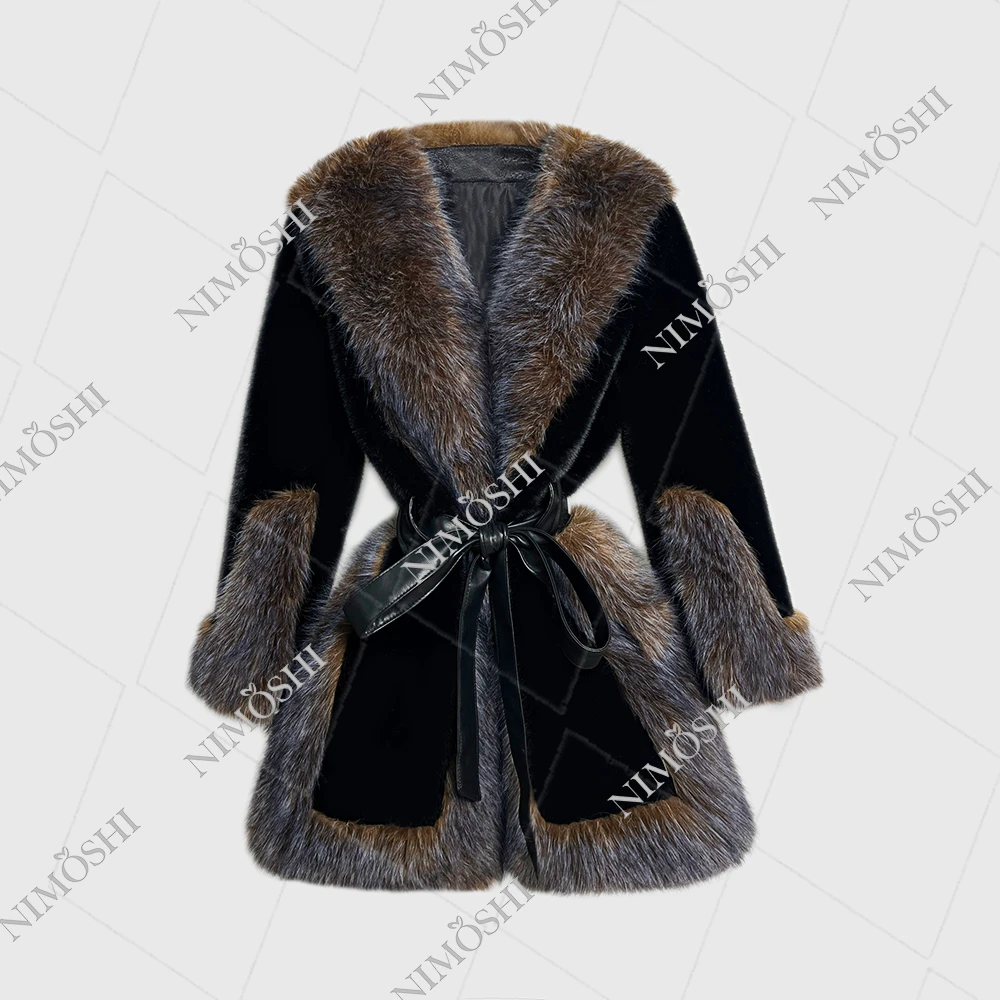 NIMðSHI【娴儿专属】欧货高级感轻奢束腰显瘦减龄保暖外套女 L5127