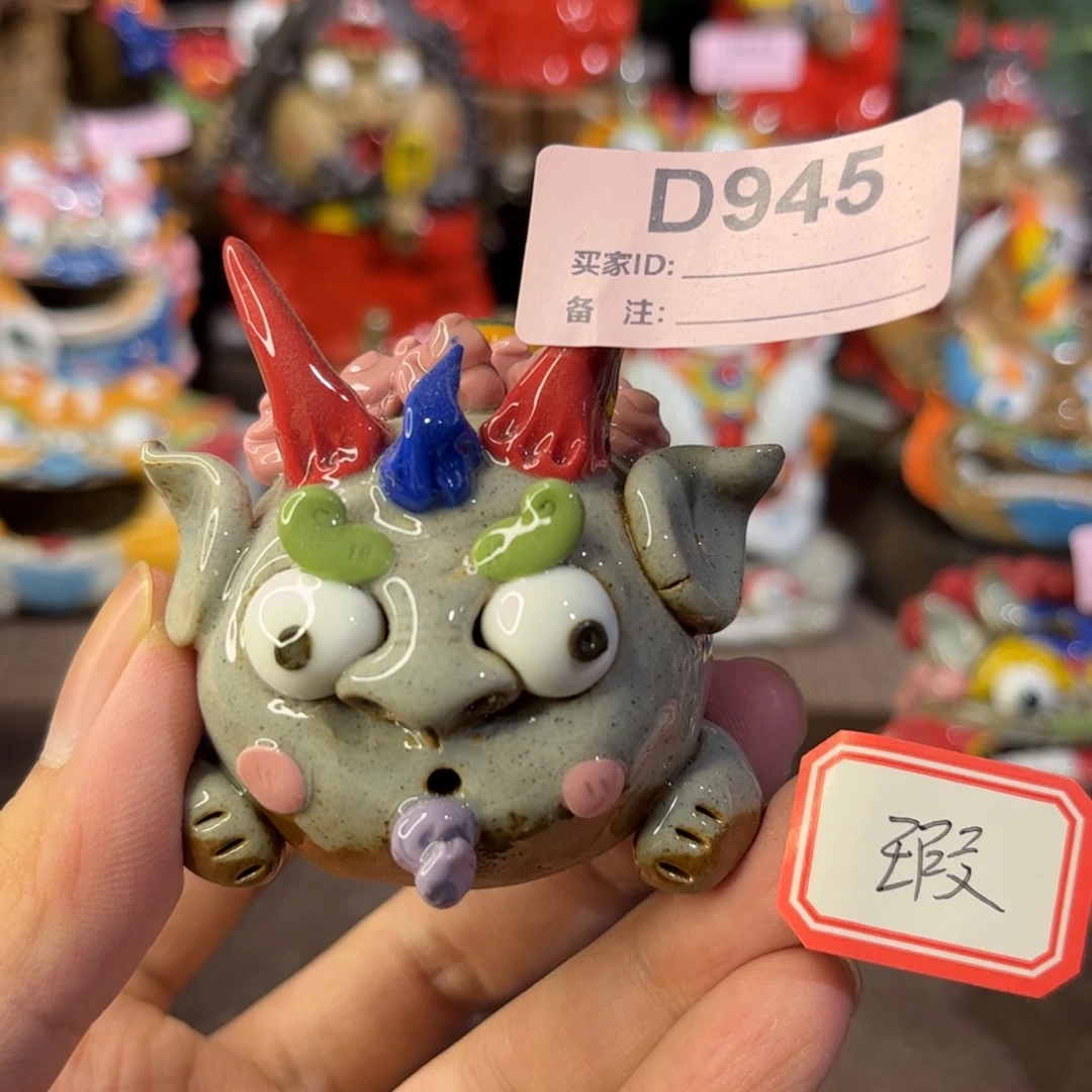 泥塑纯手工茶宠摆件