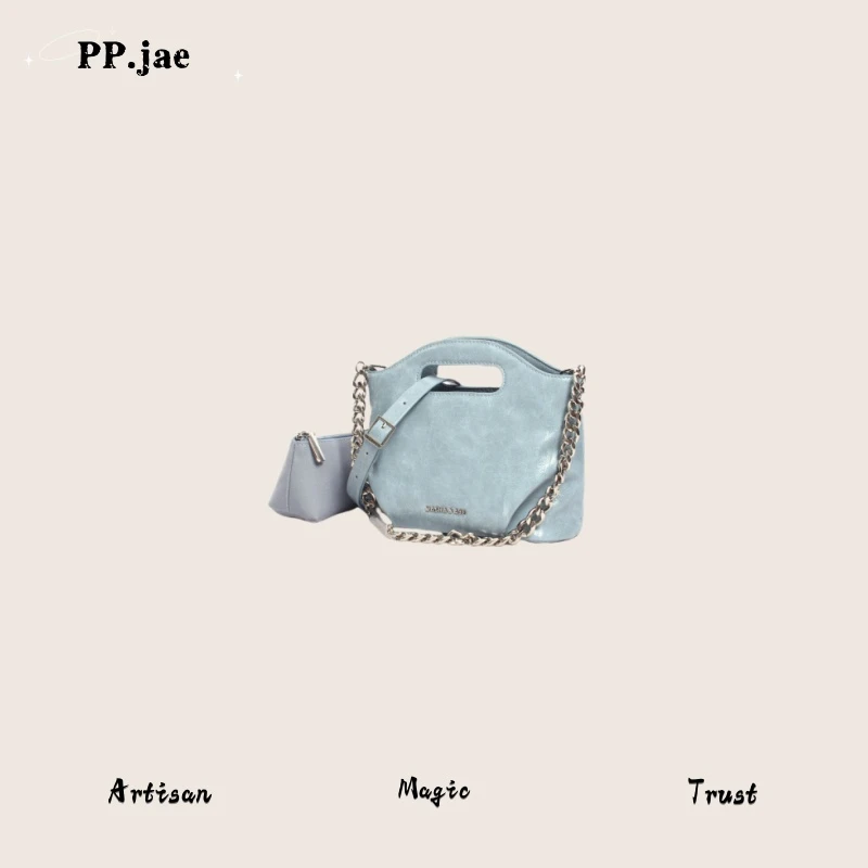 P.p【蓝朋友】新品百搭简约单肩休闲时尚气质ins女包22340