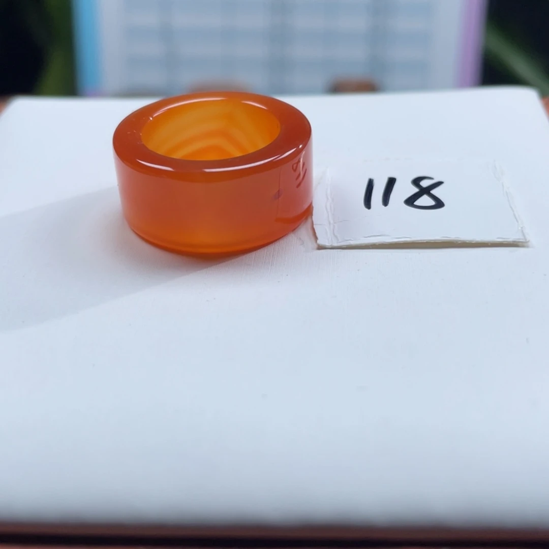 玛瑙/玉髓未镶嵌戒指Z16.2港12