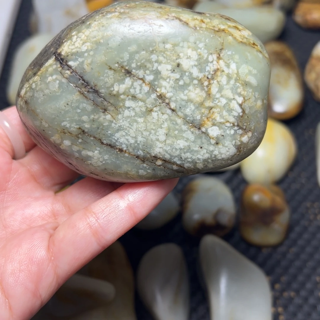 和田玉未镶嵌挂件B23