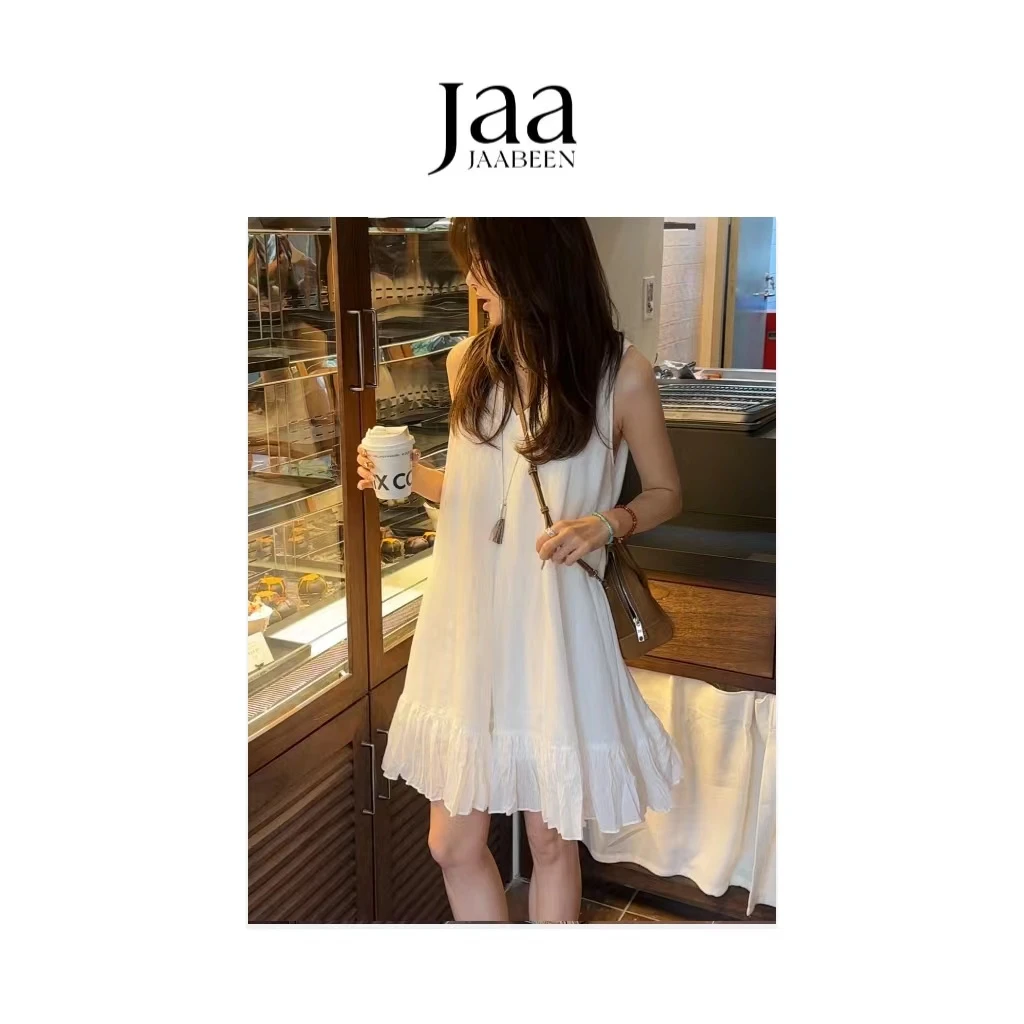白羽拂夏/JAABEEN/小众设计师款连衣裙A摆 25BQ076
