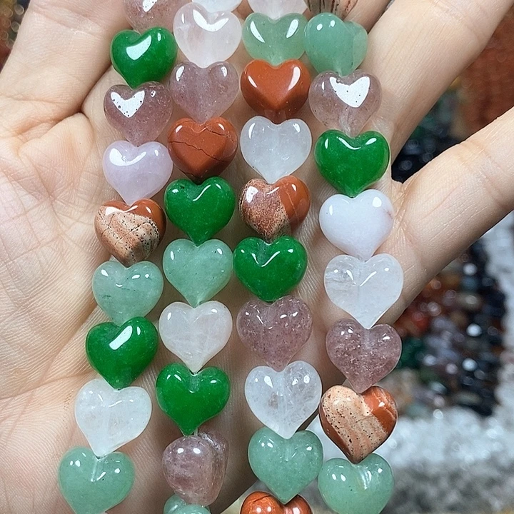 玛瑙/玉髓未镶嵌珠宝半成品多宝屁桃卡12mm15颗