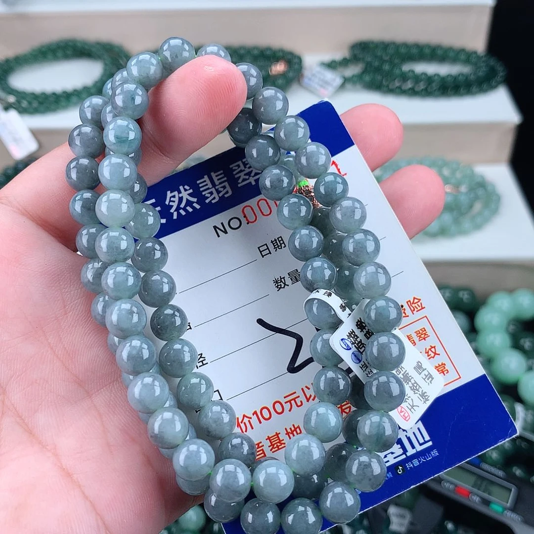 翡翠毛衣链未镶嵌8m