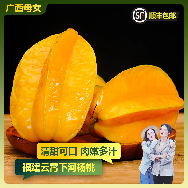 顺丰快递果源之家福建下河杨桃 3/4.5斤