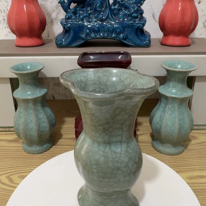 瓷片手工制作陶瓷摆件