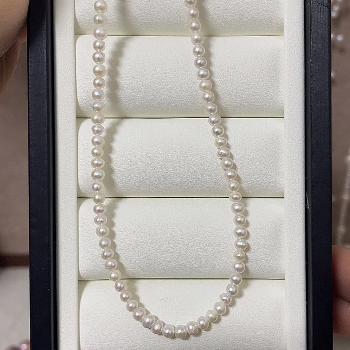 淡水珍珠颈饰未镶嵌3.5-4mm A2