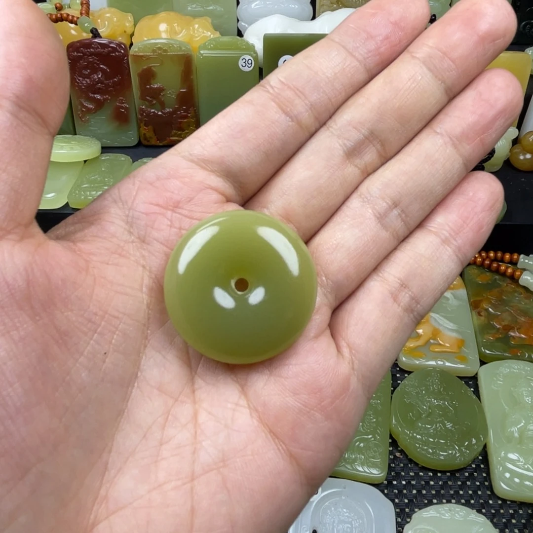 昆山料平安扣吊坠