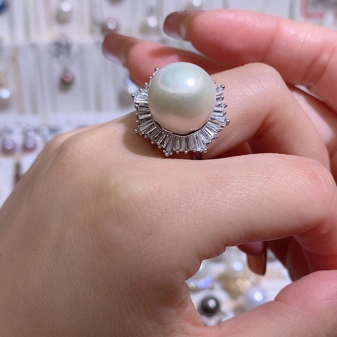 戒指未镶嵌淡水珍珠w14