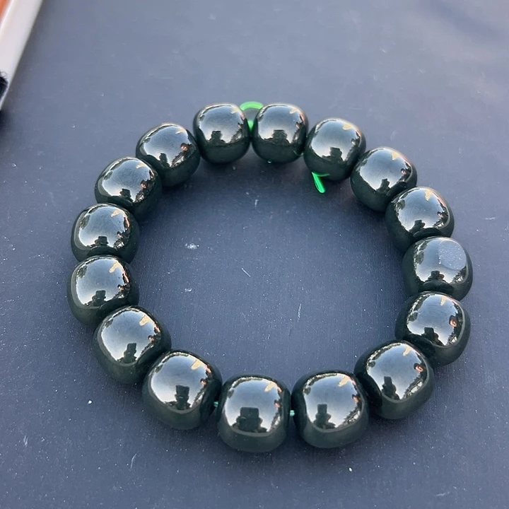 未镶嵌手串和田玉卡14