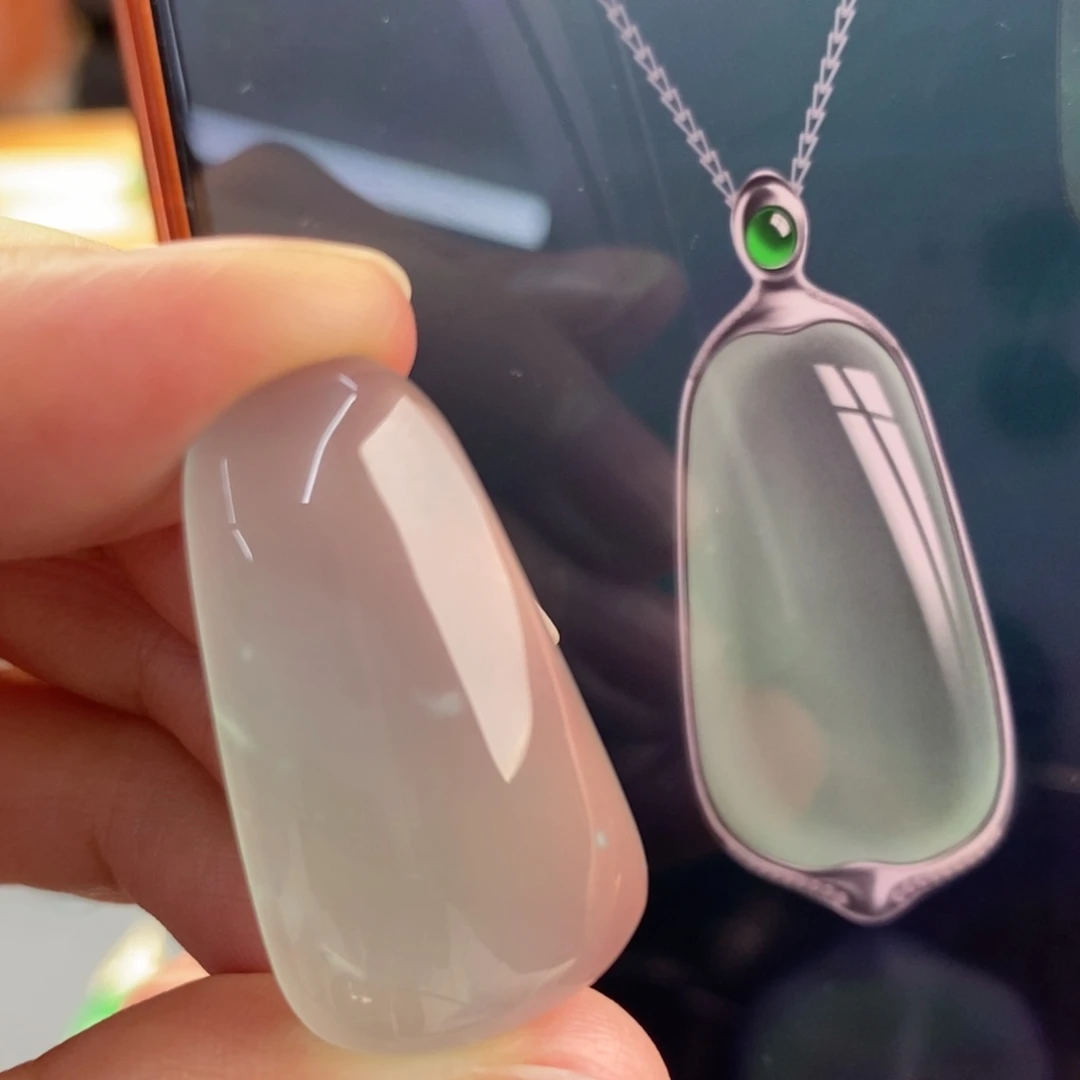 定制翡翠未镶嵌   极简风格 超纯