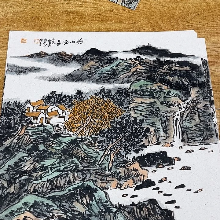 姜奇老师山水作品50×50