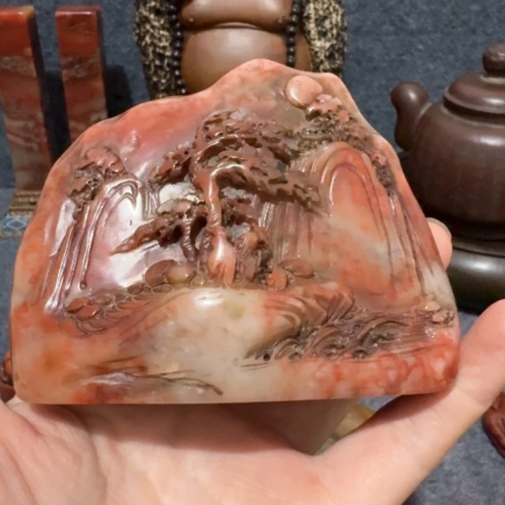 用***5石材手工艺品摆件包邮