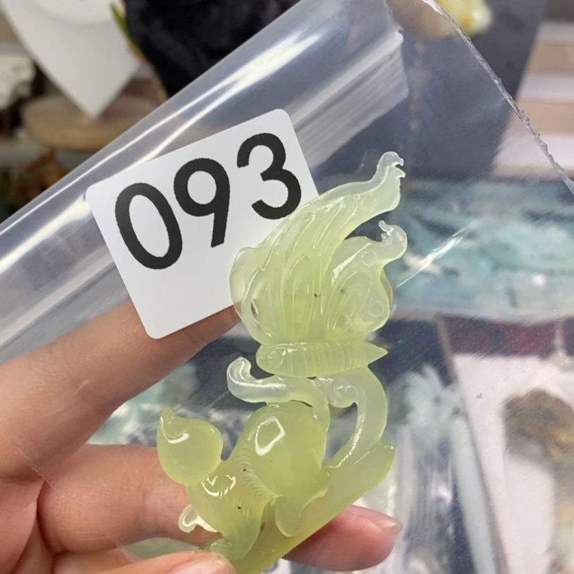 【闪购商品】岫玉发饰未镶嵌楠**作