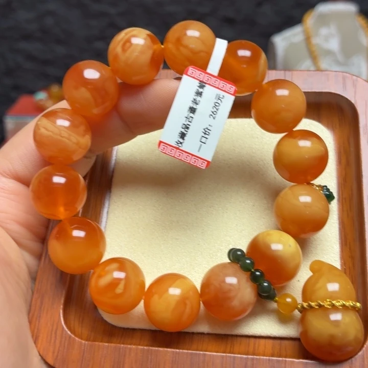 蜜蜡未镶嵌手链手串