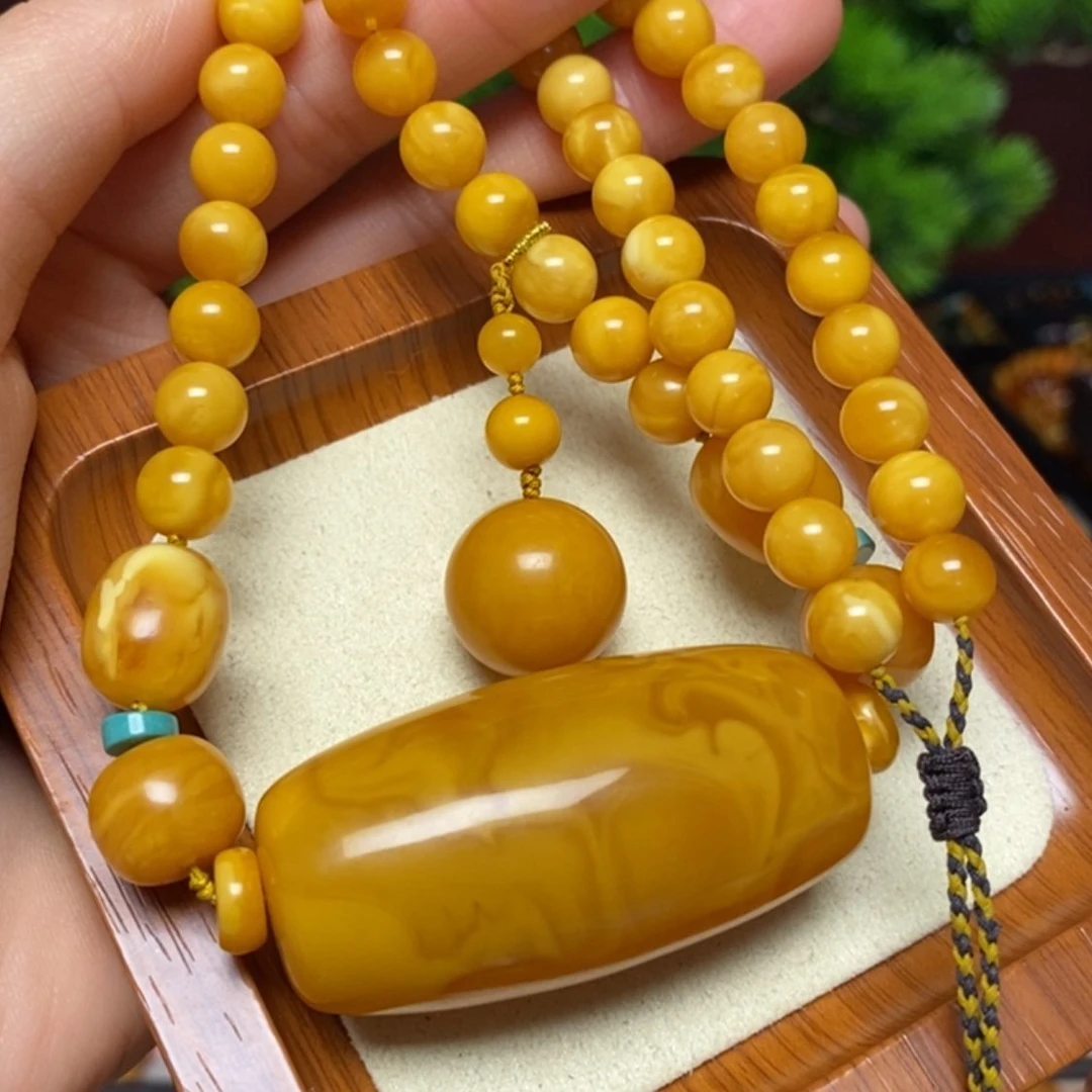 【闪购商品】蜜蜡颈饰未镶嵌项链