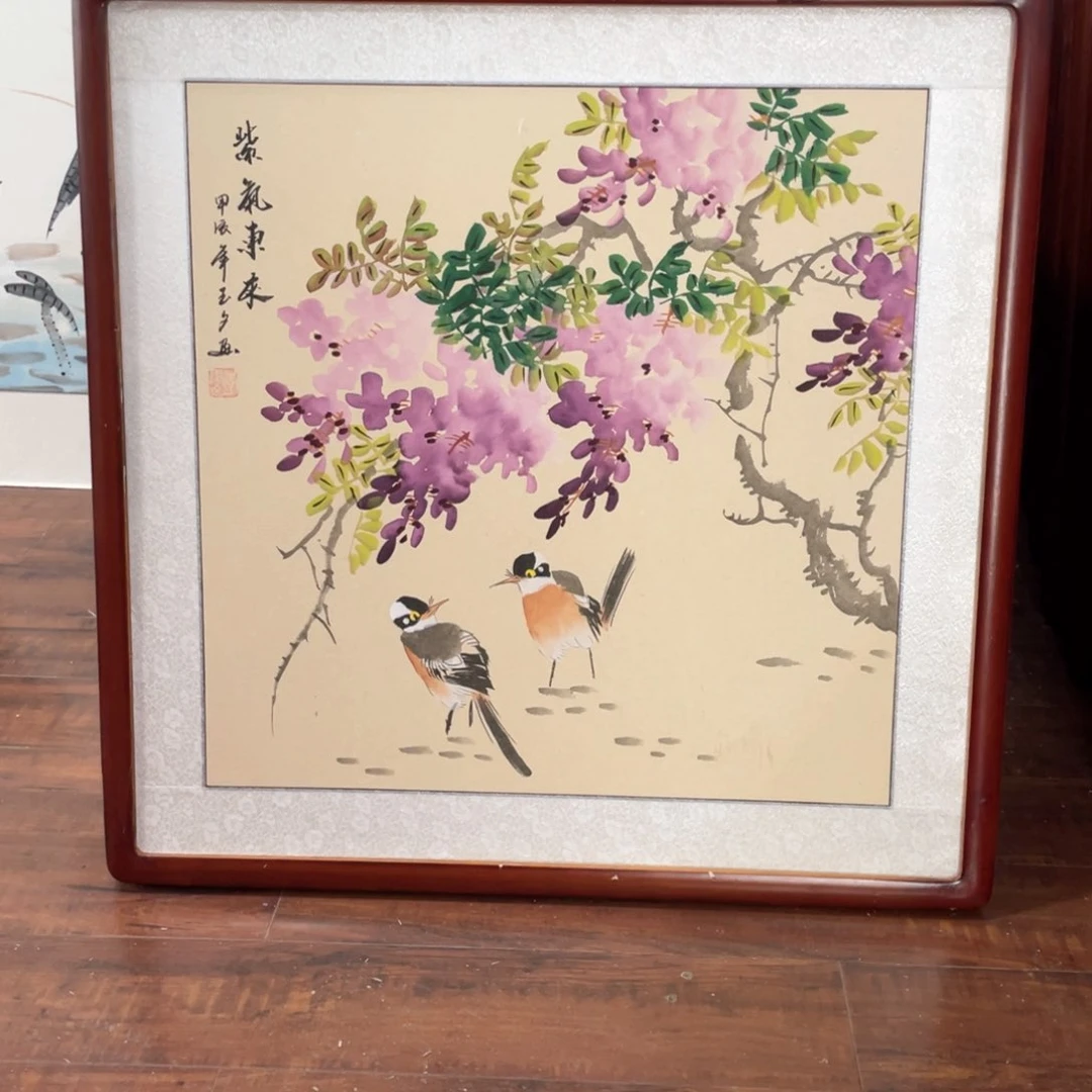 国画带框尺寸63*63厘米