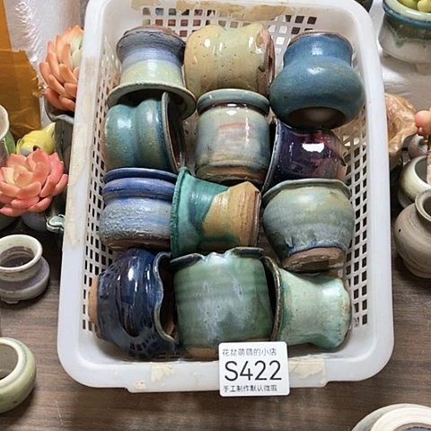 紫砂花盆422瑕疵品口径4到5左右