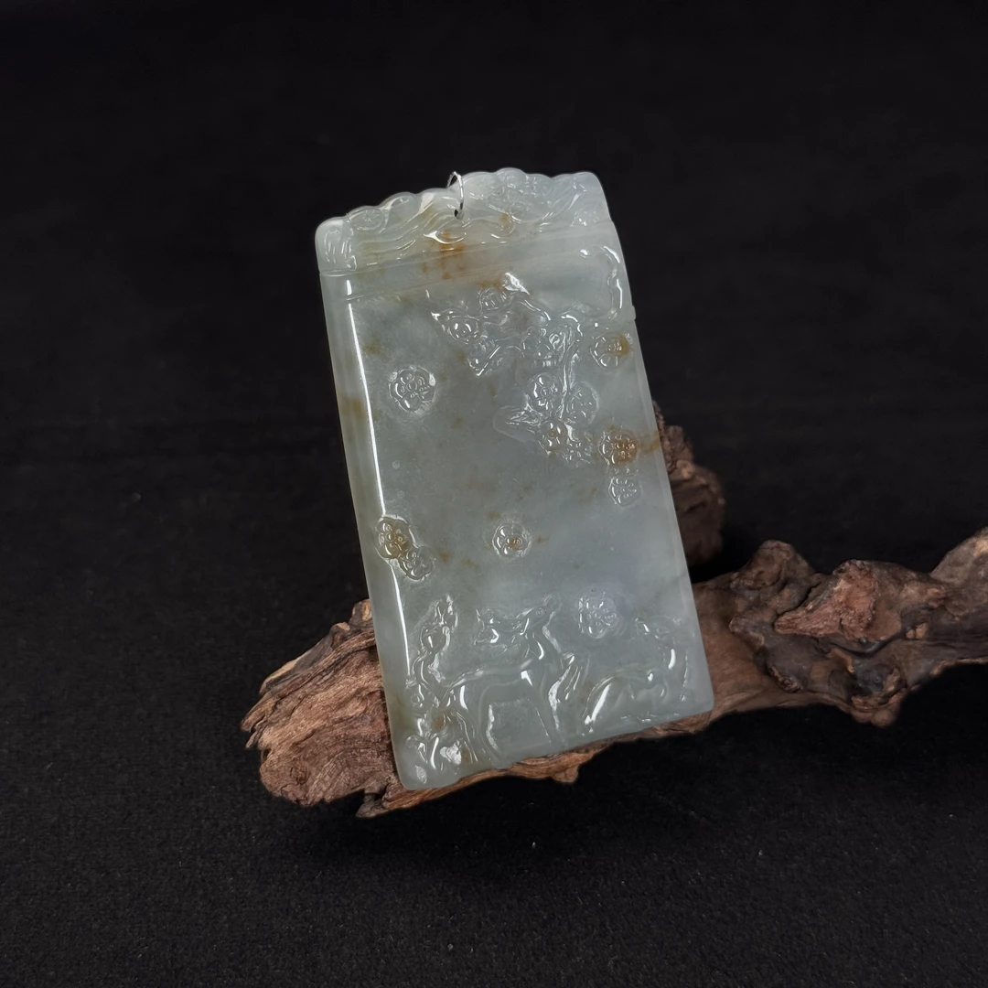 【诚翠拍品第一百一期午】翡翠90吊坠GBL3020